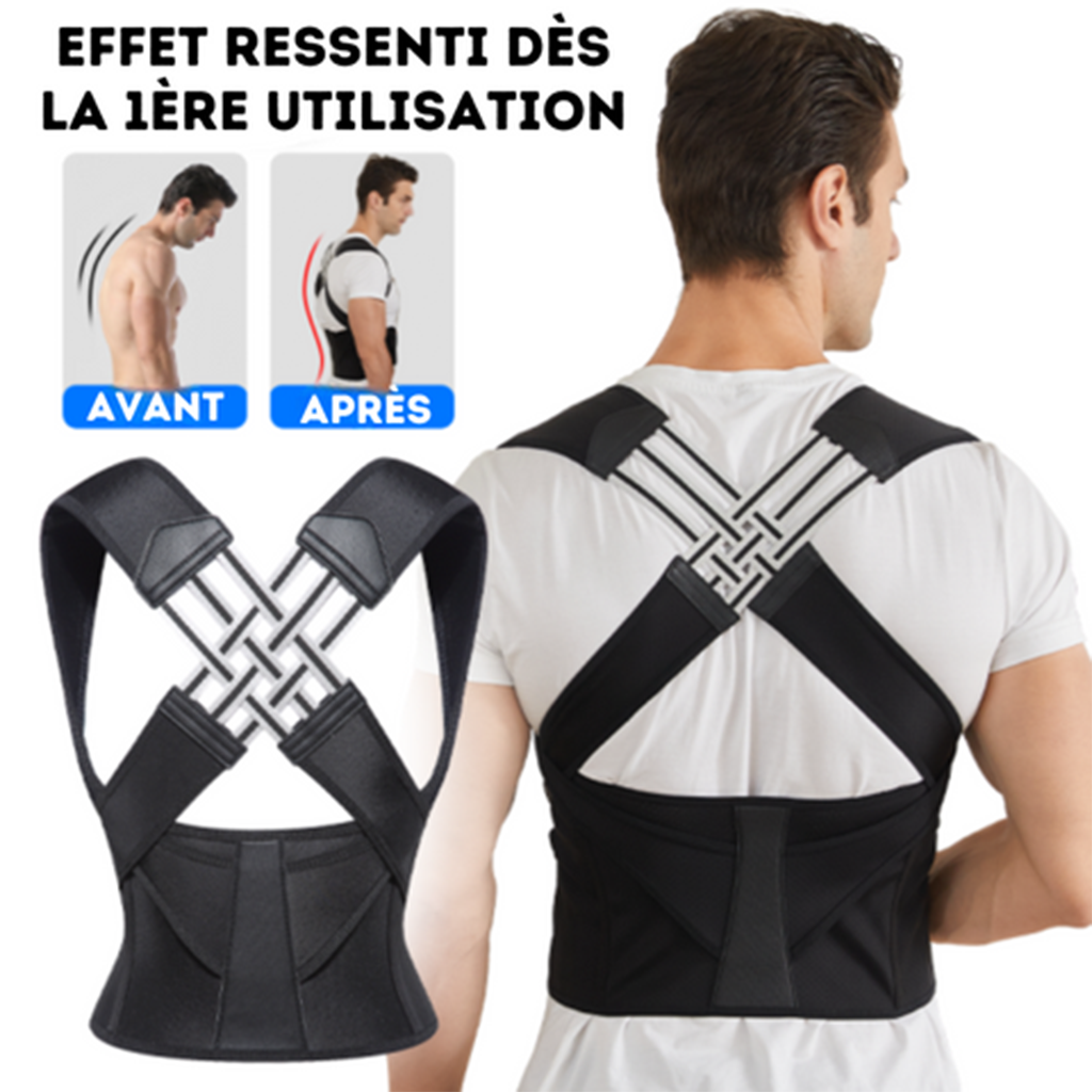 Sangle Pour Correction De Posture, Ouverture Des Épaules Et Embellissement Du Dos Pour Enfants Et Adultes.