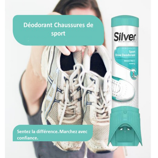 Silver Déodorant Des Chaussures Pour Une Fraîcheur Instantanée