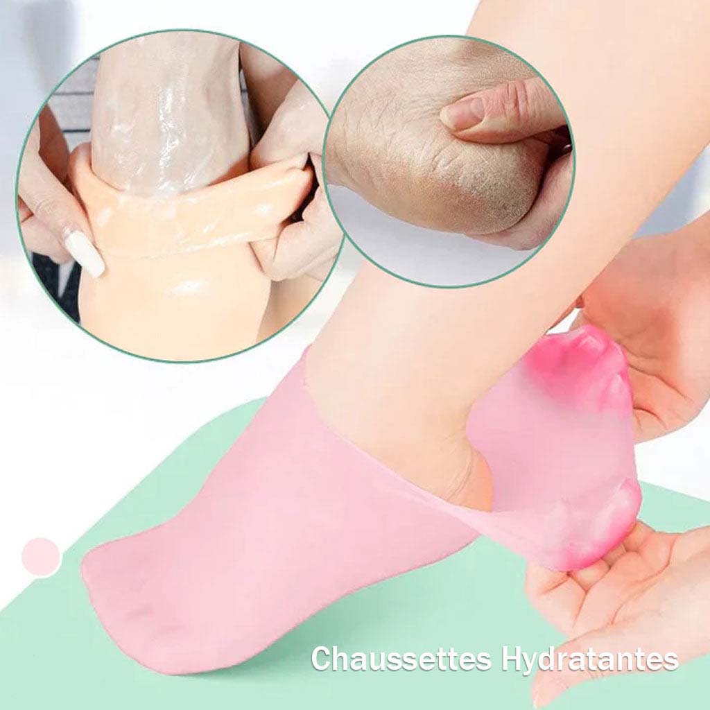 Chaussettes Hydratantes Pour Soin Des Pieds Crevassés