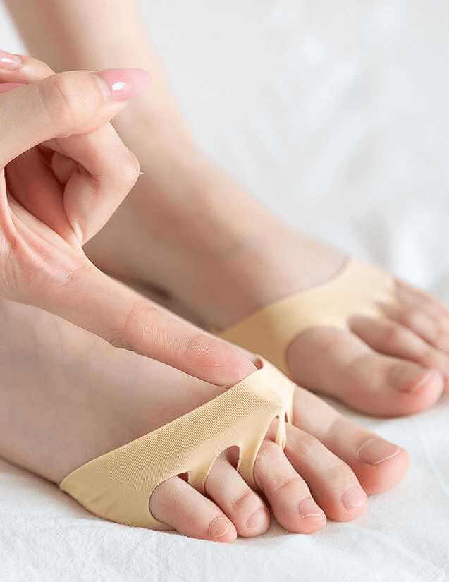 Coussinets Pour Avant-pied Invisible Absorbant Les Chocs Antidérapants Confortables Soulagement De La Douleur De Fatigue Du Pied