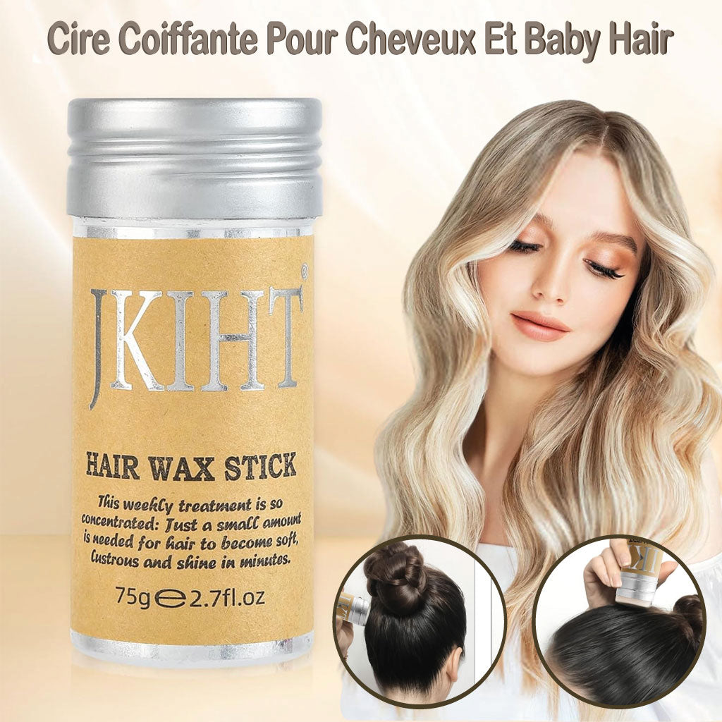 Bâton de cire coiffante des cheveux pour adultes et enfants.